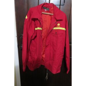 RED FASHION LIGHTER SKI JACKET WITH YELLOW BANDS SIZE XXXL